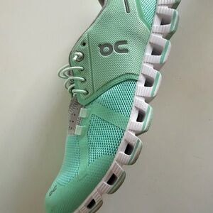 On Running Light Green Performance Sneakers